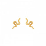 Snake Studs | 10k Gold