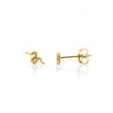 Snake Studs | 10k Gold