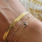 Enamel Bracelet | 10k Solid Gold