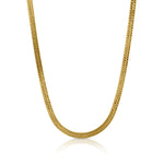 Herringbone choker on white background