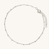 Satellite Anklet | Sterling Silver
