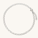 Link Anklet | Sterling Silver