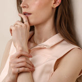 Diamond Solitaire Ring | 14k Solid Gold