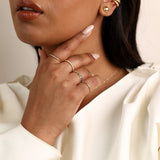 Ridge Ring | 14k Solid Gold