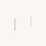 Minimalist Bar Studs | Sterling silver