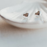 Puffy Heart Studs | SS