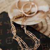 14k gold filled heavy paperclip chain louis vuitton wallet