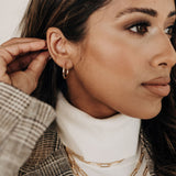 European hoop earrings