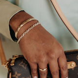 Apepi Mixed Metal Cuff Bracelet