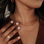 14k gold filled Figaro chain