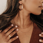 14k gold filled Figaro chain