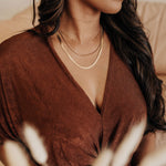 14k gold filled fancy herringbone chain
