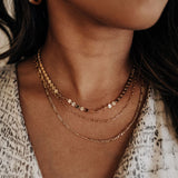14k gold filled Figaro chain