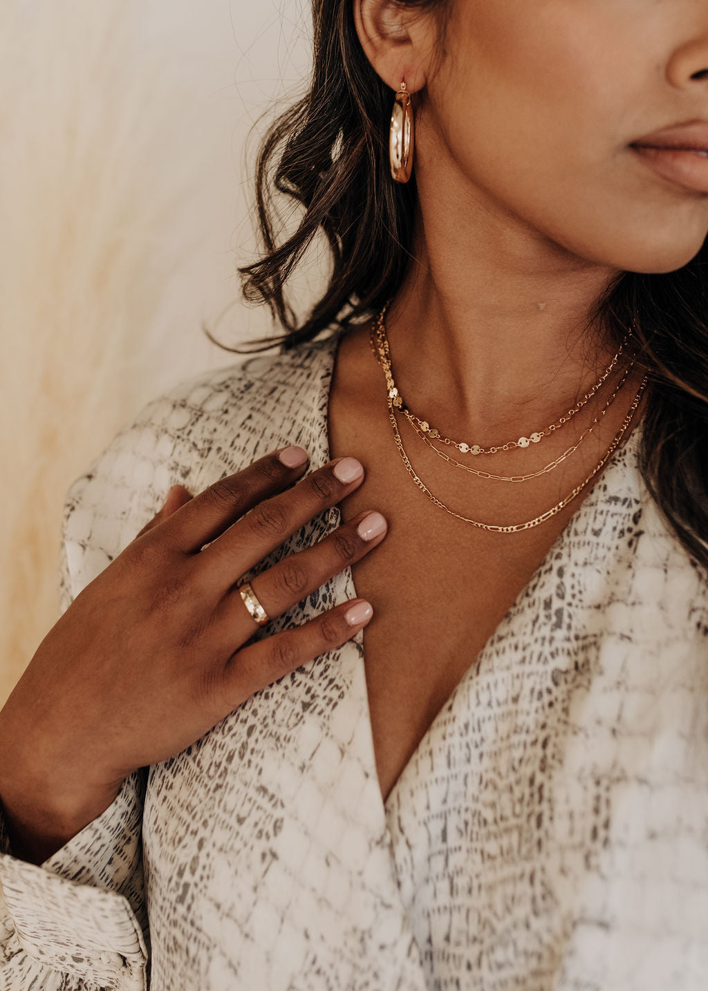 14k gold filled Figaro chain