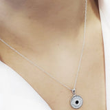 Evil Eye Medallion Necklace