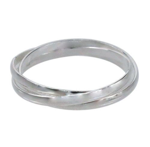 Sterling silver triple band roller ring – Olaeda