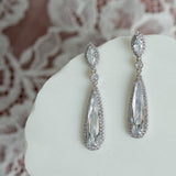 Princess drop earring