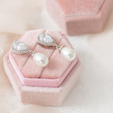 Ring Box - Hexagon (Dusty Pink)
