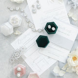 Ring Box - Cushion cut (Emerald)