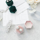 Ring Box - Cushion cut (Emerald)