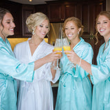 Solid Satin Robe