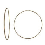 large gold filled hoop
