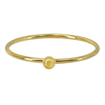 14k gold filled ball stacking ring