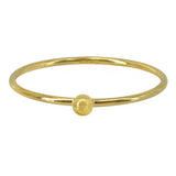 14k gold filled ball stacking ring
