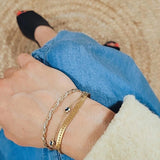 Evil Eye Bracelet | 10k Gold
