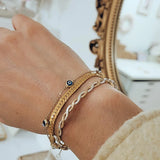Apepi Mixed Metal Cuff Bracelet