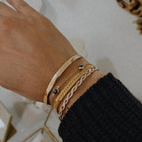 Apepi Mixed Metal Cuff Bracelet