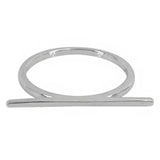 Silver Bar Ring