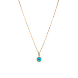 Evil Eye Necklace | 10k Gold