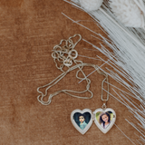 Diamond Heart Locket