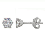 Sterling Silver & Cubic Zirconia Studs