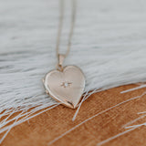 Diamond Heart Locket