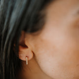 Long Bar Studs | 10k Gold