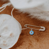 Evil Eye Pin | 10k Gold