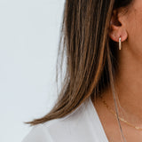 Minimal U Hoops | 10k Gold