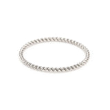 Sterling silver twist ring