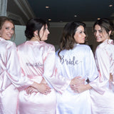 Solid Satin Robe