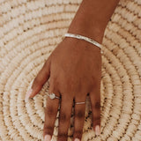 Moonstone sterling silver ring