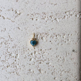 Gemstone Heart-Shape Pendant | 14k Solid Gold