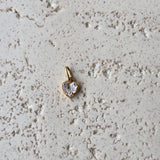 Gemstone Heart-Shape Pendant | 14k Solid Gold