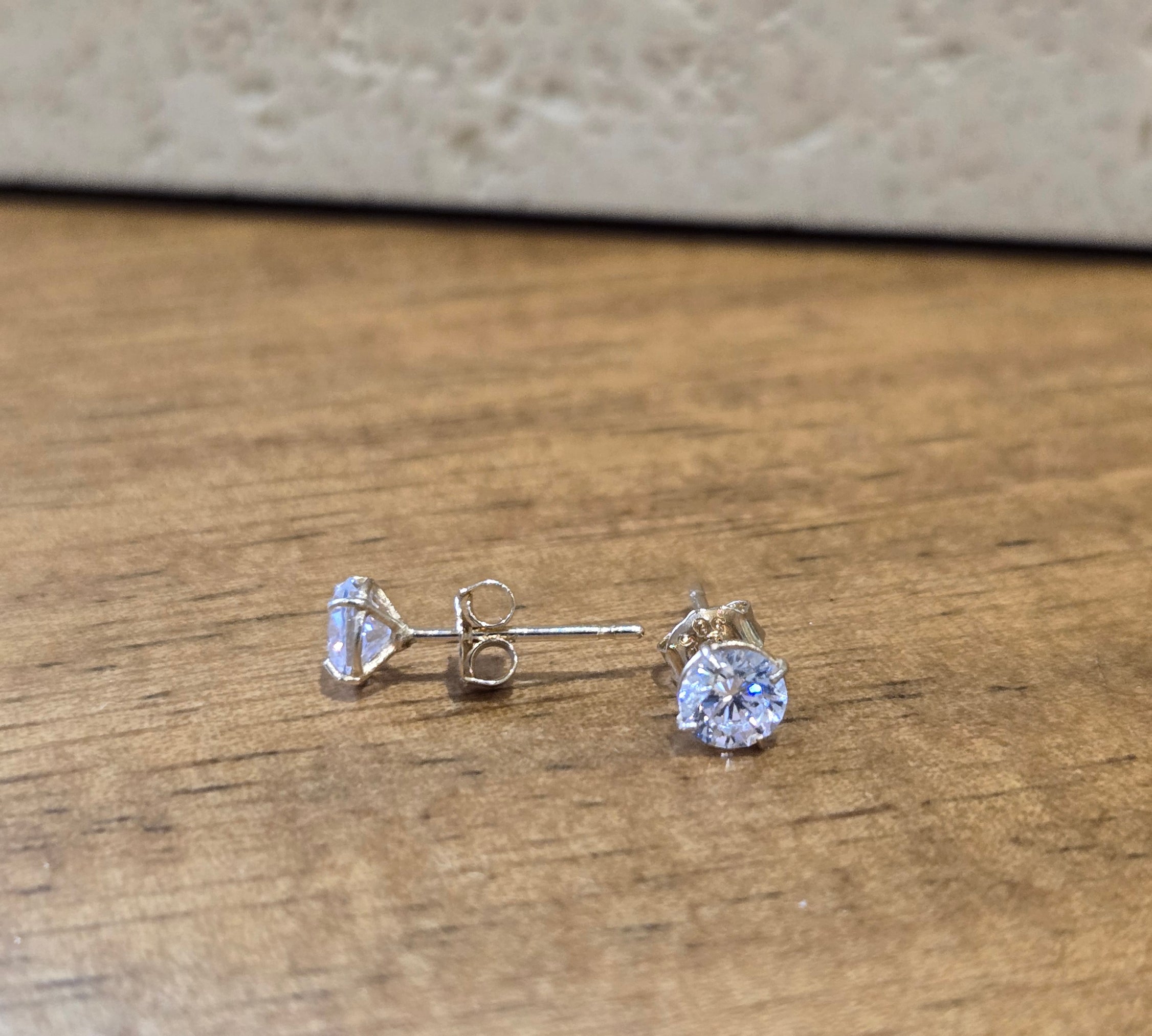 CZ Studs | 14k Gold