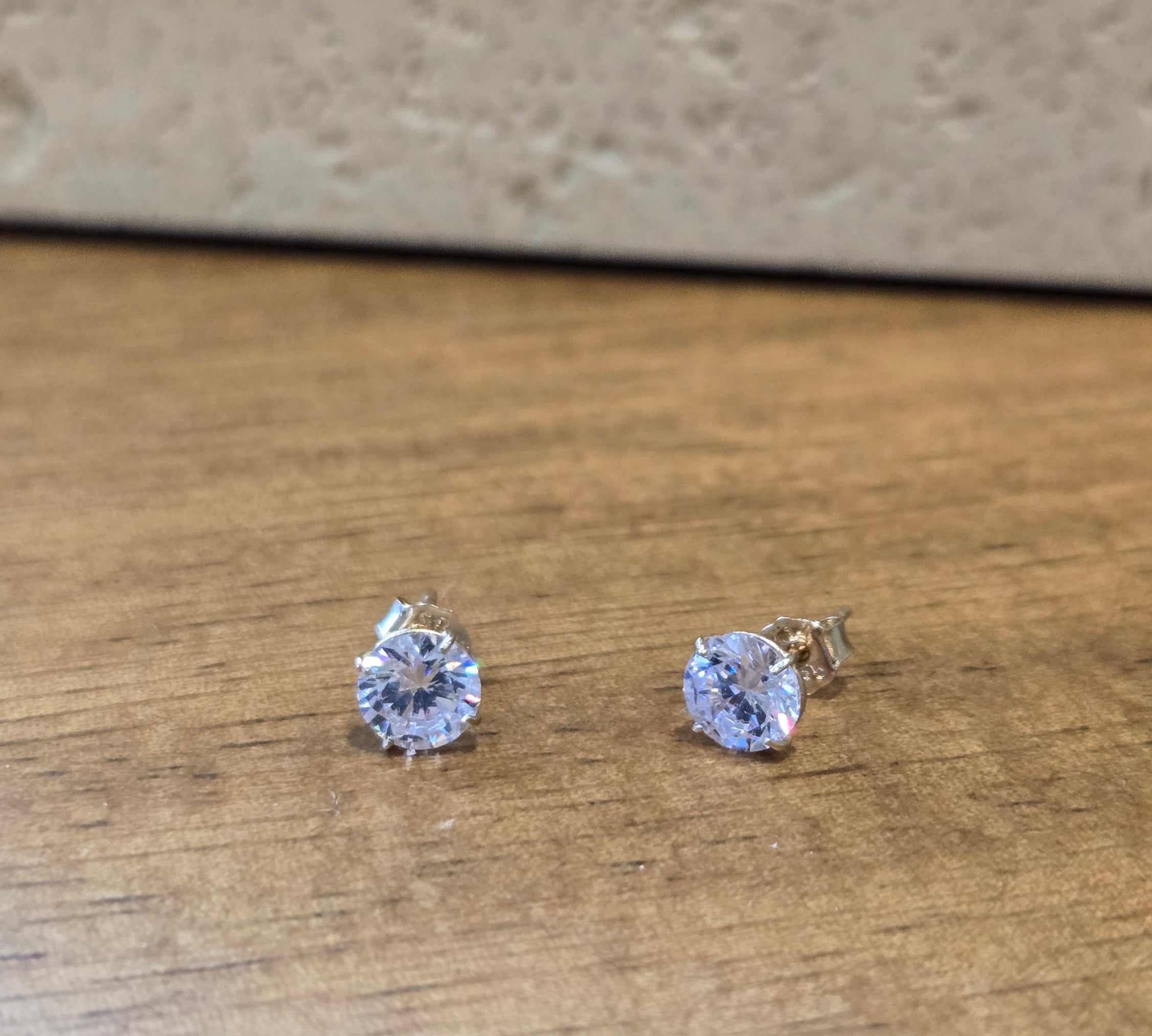 CZ Studs | 14k Gold