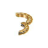 Wave Ear Cuff | 14k Solid Gold