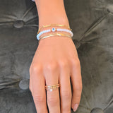 Evil Eye Gold Filled & Crystal Bracelet