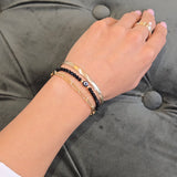 Evil Eye Gold Filled & Crystal Bracelet