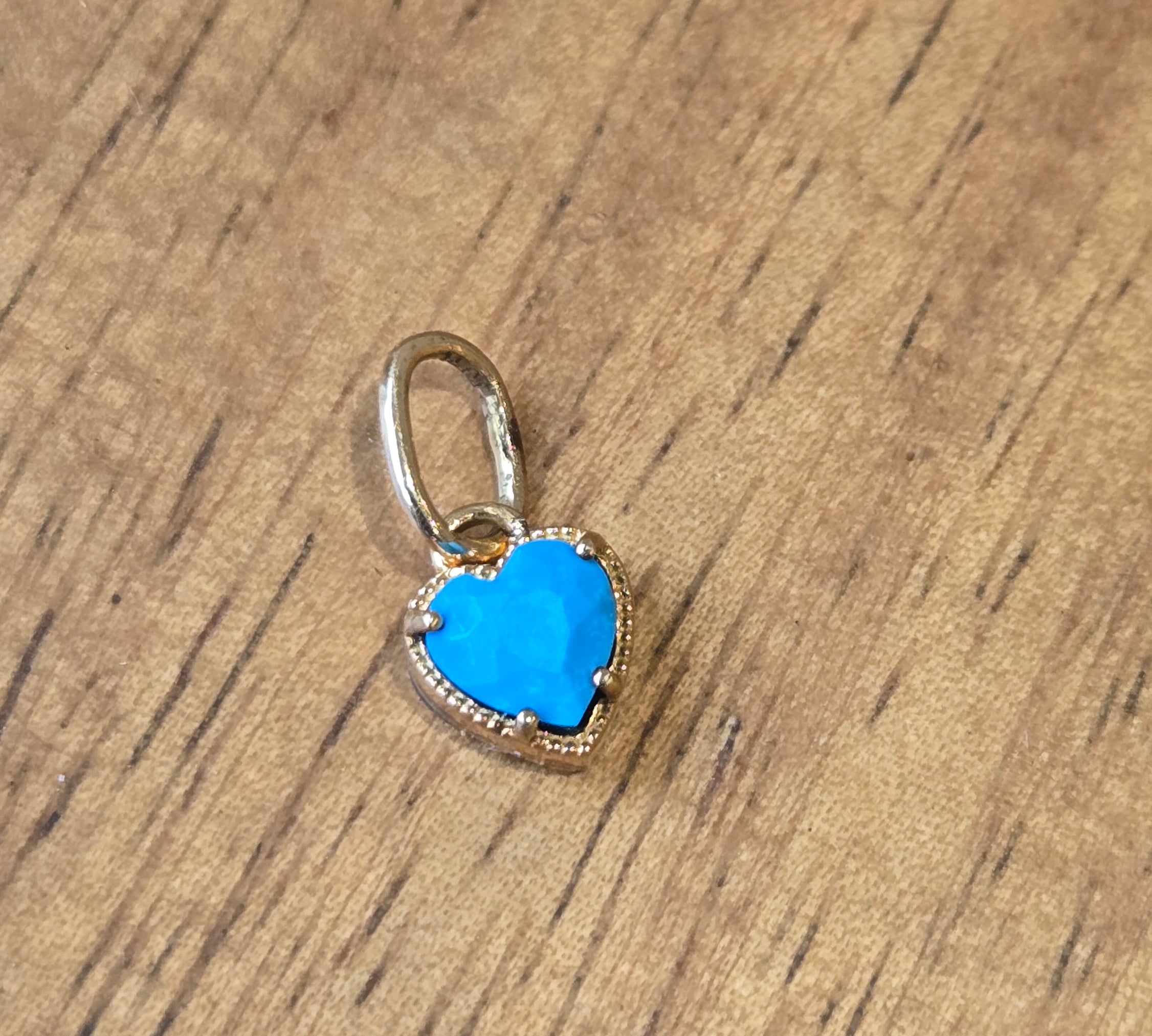 Gemstone Heart-Shape Pendant | 14k Gold